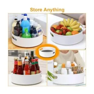 Semlos Paquete de 2 organizadores Lazy Susan Tocadiscos_3