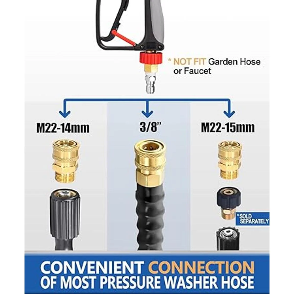 Toolcy Kit de cañón de espuma con de lavado a