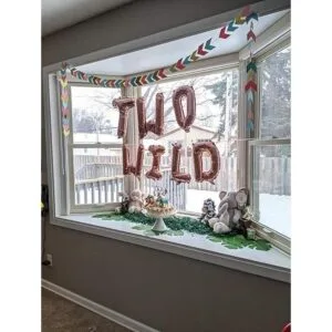 LaVenty 14 unidades de oro rosa dos globos salvajes dos_4