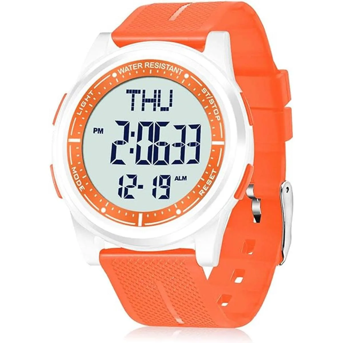 Beeasy Reloj digital de pulsera resistente al agua con_1