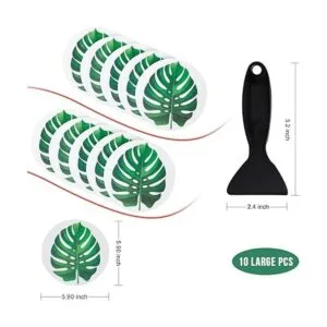 Secopad Calcomanías antideslizantes para tina 10 piezas_4