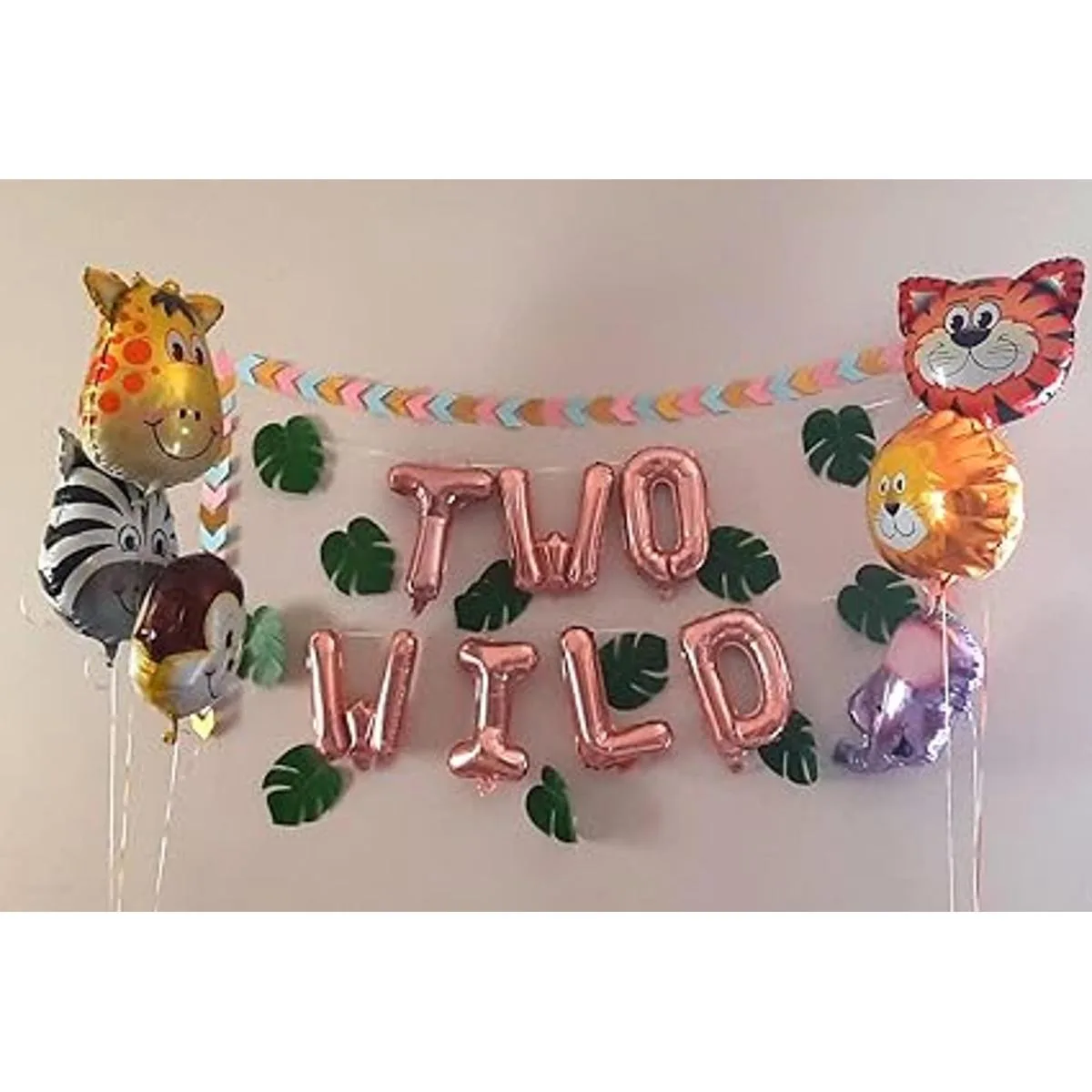 LaVenty 14 unidades de oro rosa dos globos salvajes dos_6