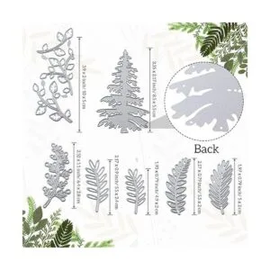 17 troqueles de corte de árbol de Navidad troqueles de