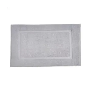 Tapete de baño de algodón y diseño con bandas_2