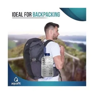 AQUAFIT Botella de agua de 1 galón con marcador de_6