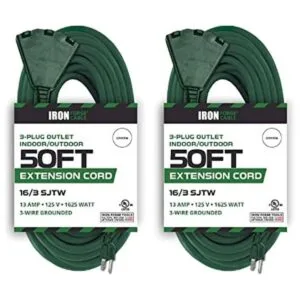 Paquete de 2 cables de extensión para exteriores de 50_1