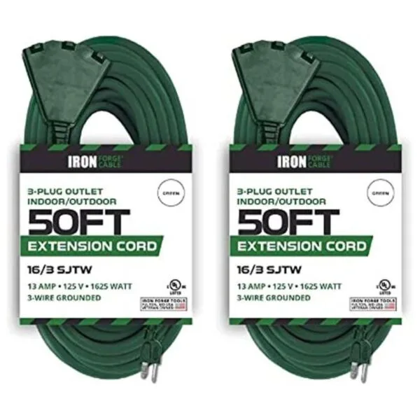 Paquete de 2 cables de extensión para exteriores de 50_1