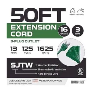 Paquete de 2 cables de extensión para exteriores de 50_2