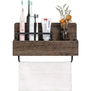 Dahey Soporte para cepillos de dientes montado en la