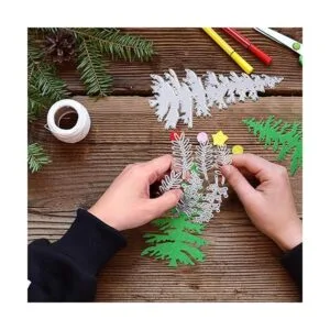 17 troqueles de corte de árbol de Navidad troqueles de