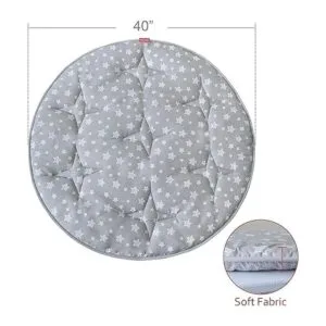 Tapete plegable para tienda de campaña para bebé redondo_3