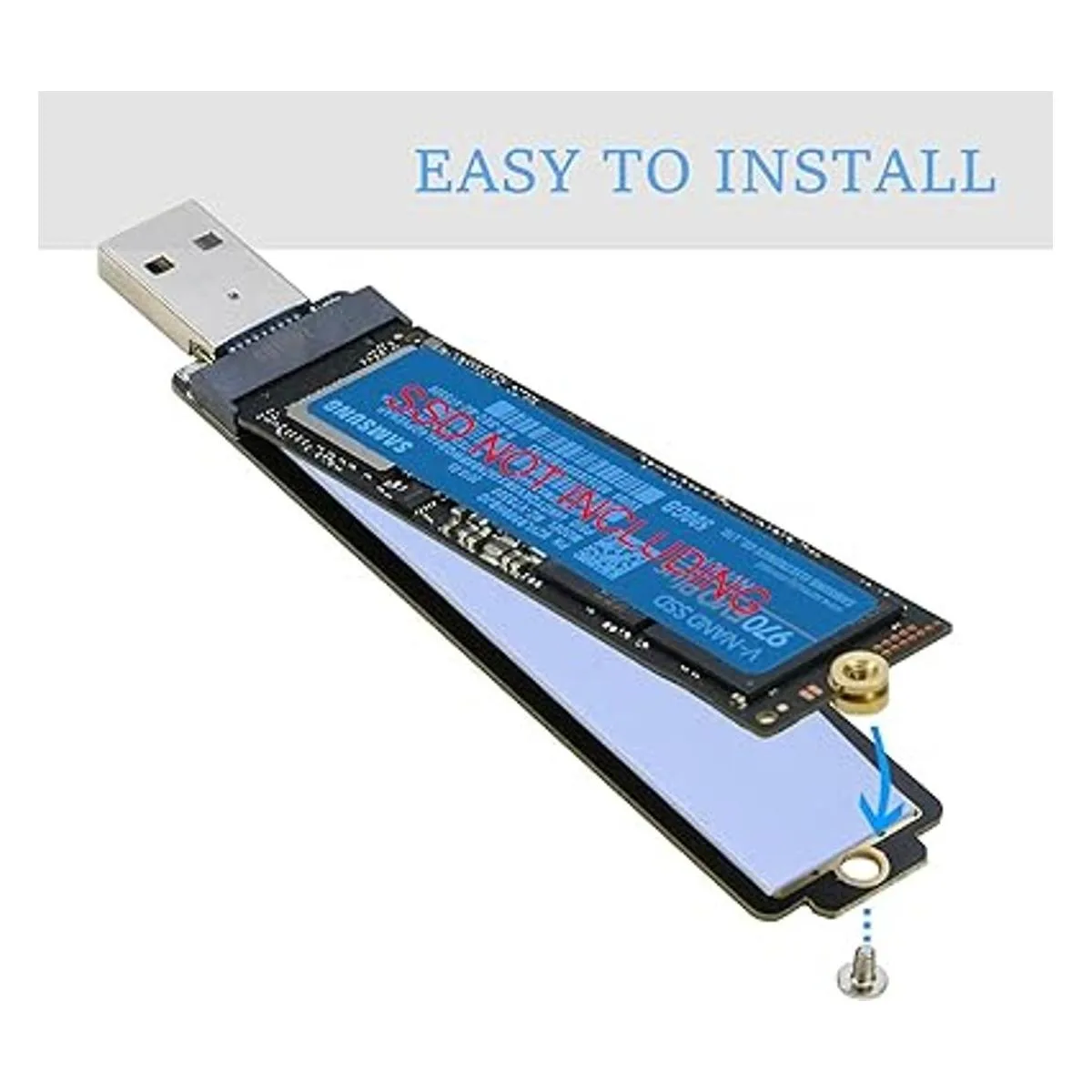 Adaptador M.2 a USB tarjeta de lector RIITOP NVMe a USB_4