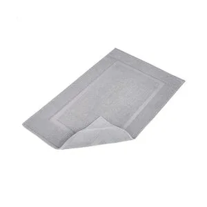 Tapete de baño de algodón y diseño con bandas_3