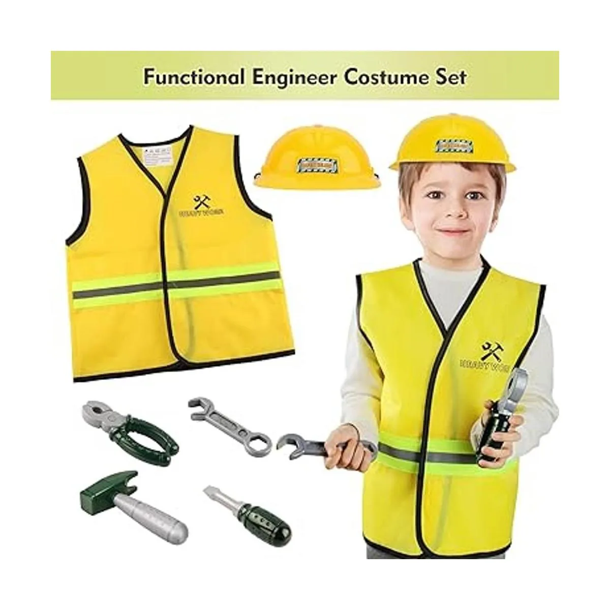 Cocojeci Juego de disfraces para niños 15 piezas juego_4