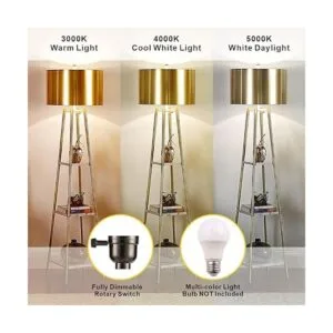 ROSEN GARDEN Lámpara de pie luz de lectura de pie con_5