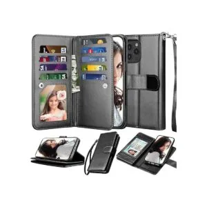 Njjex Compatible con iPhone 12 Mini funda tipo cartera_1