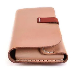 Estuche de cuero completo portátil de las gafas de sol_4