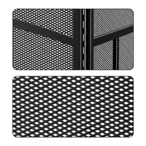 Fire Beauty Pantalla de chimenea de 3 paneles de hierro