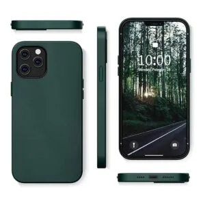 SURPHY Funda de piel sintética compatible con iPhone 12_3