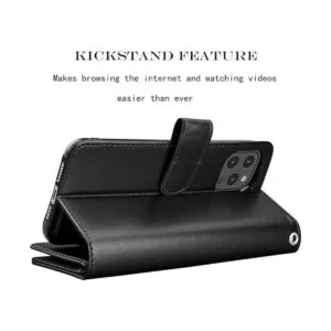 Njjex Compatible con iPhone 12 Mini funda tipo cartera_5