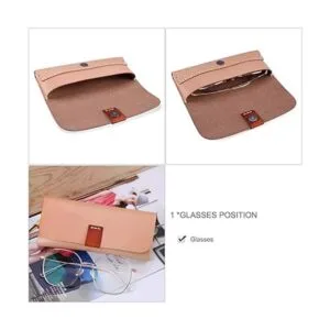 Estuche de cuero completo portátil de las gafas de sol_3