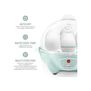 Elite Gourmet EGC007M Olla rápida para huevos 7 huevos_5
