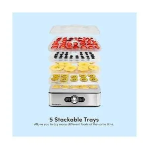 Elite Gourmet EFD3321 Deshidratador de alimentos_2