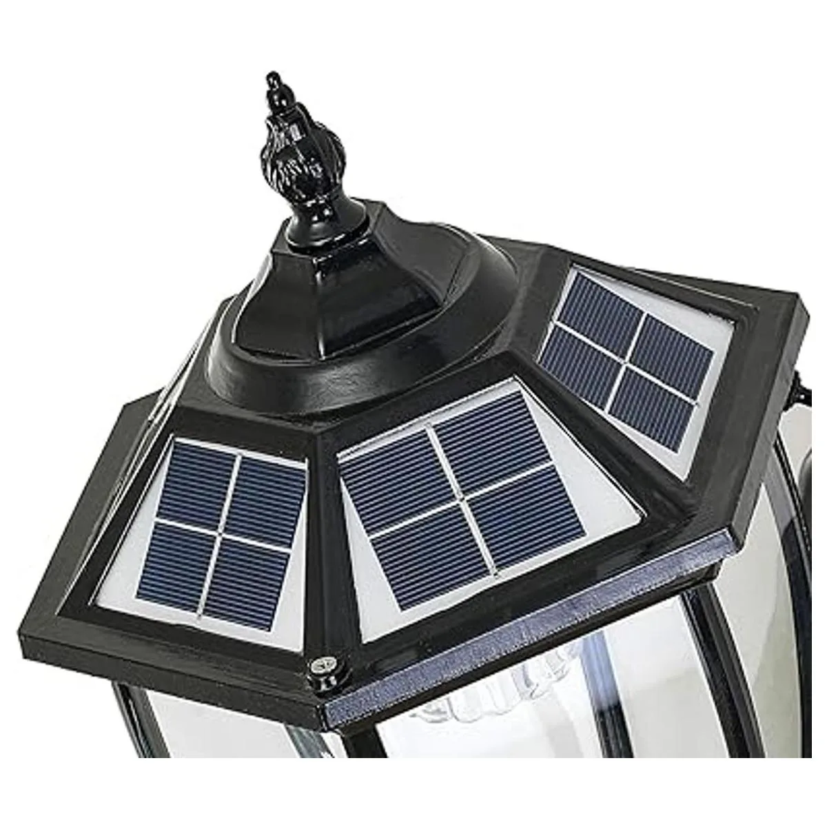 Lámpara de pared solar con sensor de luz impermeable