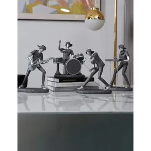 HAUCOZE Estatua de músico para decoración musical regalo_3