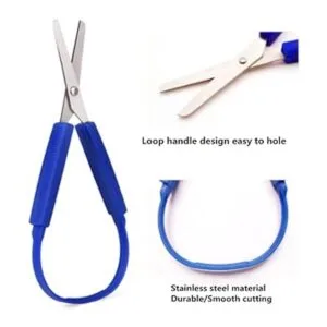 Tijeras de bucle para manualidades tijeras de agarre para_3