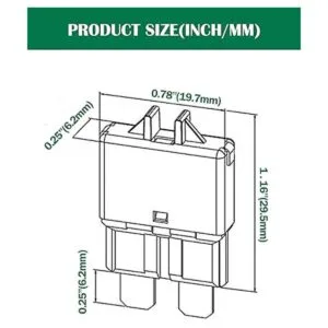LENKRAD Fusibles de reinicio manual fusibles de disyuntor_2
