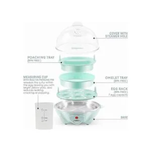 Elite Gourmet EGC007M Olla rápida para huevos 7 huevos_3