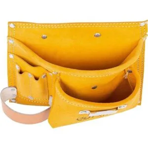 LAUTUS Bolsa de herramientas de ante y cinturón ajustable_3