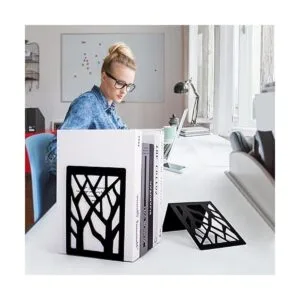 Sujetalibros de metal extremos de libros pesados para