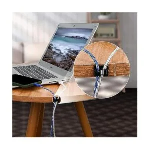 SOULWIT 100 clips para acomodo de cables autoadhesivos_4