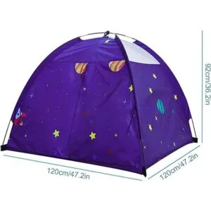 Homfu Tienda de campaña para niños al aire libre casa de_4