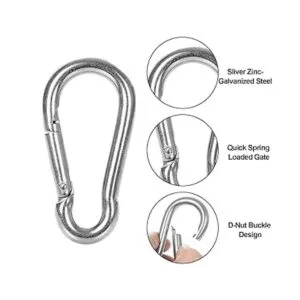 Paquete de 60 ganchos de resorte M8 x 318 pulgadas clips_3
