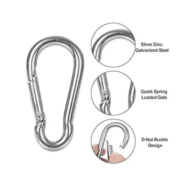 Paquete de 60 ganchos de resorte M8 x 318 pulgadas clips_3