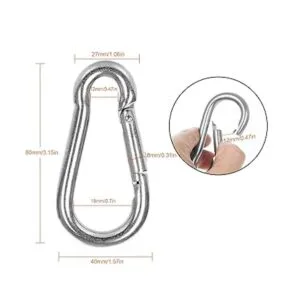 Paquete de 60 ganchos de resorte M8 x 318 pulgadas clips_2
