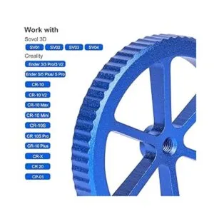 Sovol 4 tuercas de nivelación de torsión de aluminio_4