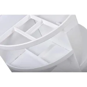Masirs Organizador de maquillaje giratorio 360 altura_5