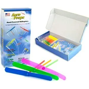 The Original Aero Props Juguete de helicóptero volador