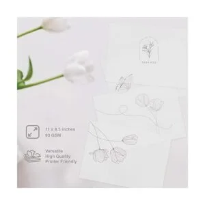 Paquete de 200 papeles translúcidos de vello 8.5 x 11_4