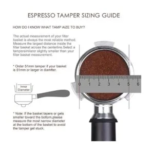 Santow Barista Tampón de café de 2.008 in con base plana_6