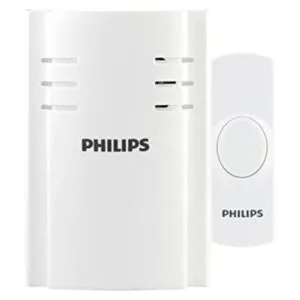 Philips blanco kit de timbre de 2 melodías 1 pulsador 4_1