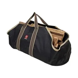 Fire Beauty Bolsa de lona grande para troncos de leña