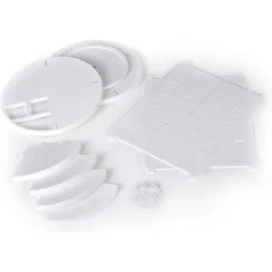 Masirs Organizador de maquillaje giratorio 360 altura_2