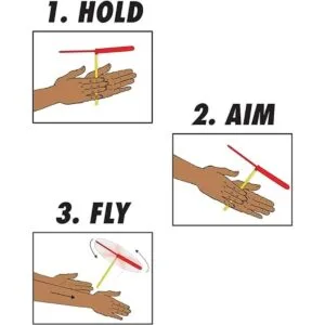 The Original Aero Props Juguete de helicóptero volador