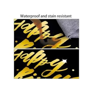 Aneco Paquete de 2 manteles de feliz cumpleaños color_3