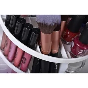 Masirs Organizador de maquillaje giratorio 360 altura_6